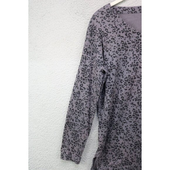 J.Jill 3/4 Sleeve V Neck Supima Tunic-Size Small-Animal Print - Picture 3 of 10